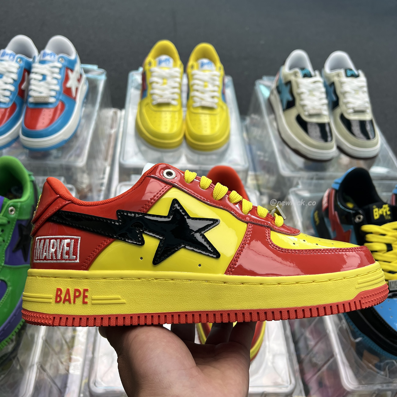 A Bathing Ape Bape Sta Marvel Comics Rocket Raccoon Thor Hulk Captain America Black Widow Iron Man  2022 (35) - www.newkick.vip